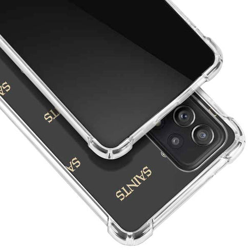 NFL New Orleans Saints Blitz Series Galaxy A52 5G Clear Case